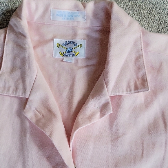 U.S. Polo Assn. Pink Polo Shirt 100% Cotton Size L - Picture 9 of 9